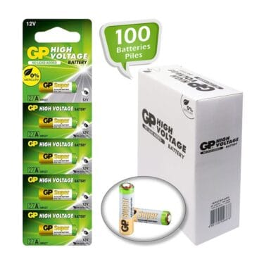 Pack of 100 GP 27A MN27 Ultra Alkaline Battery High Voltage 12V