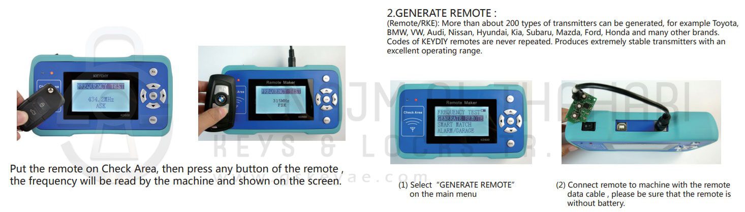 Keydiy KD900 Generate Remote
