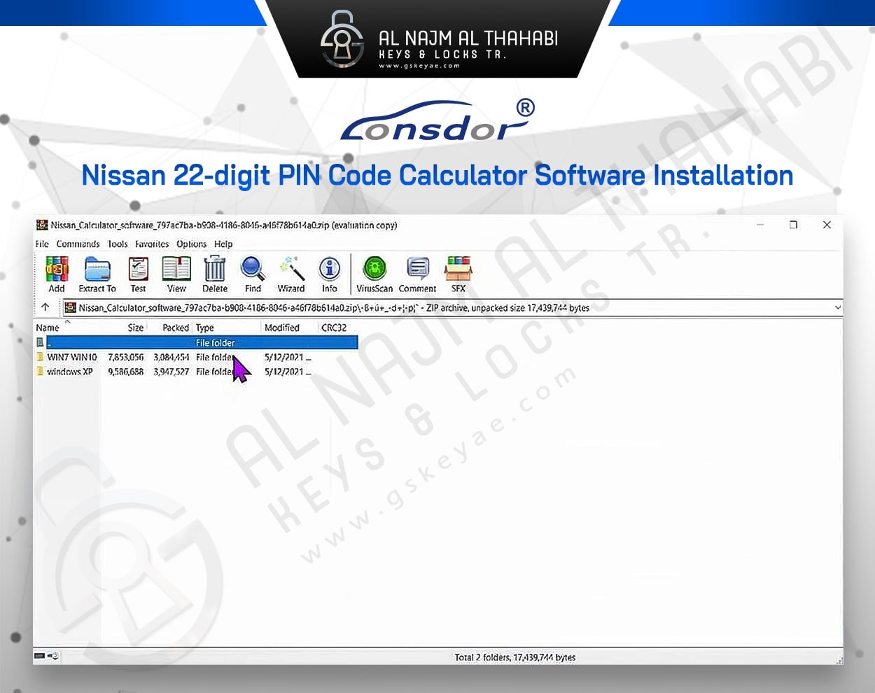 Logiciel Nissan 22-digit PIN Code Calculator (1)