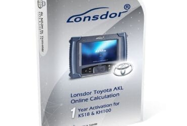 Lonsdor Toyota Lexus AKL Online Calculation 1 Year Activation