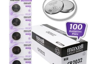 Pack Of 100 Maxell CR2032 Lithium Coin Cell Battery 3V Volt