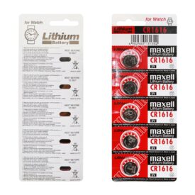 Blister Pack of 5 Maxell CR1616 Coin Cell Lithium Battery 3V