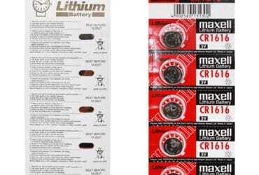 Blister Pack of 5 Maxell CR1616 Coin Cell Lithium Battery 3V
