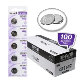 Pack Of 100 Maxell CR1632 Lithium Coin Cell Battery 3V