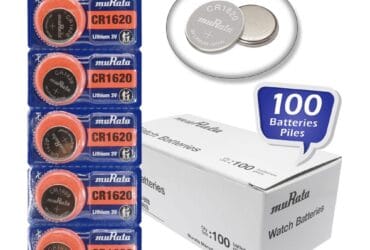 Pack of 100 Murata CR1620 Lithium Coin Cell Battery 3V