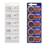 Blister Pack of 5 Murata CR2016 Lithium Coin Cell Battery 3V