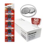 Pack Of 50 Panasonic CR2450 Lithium Coin Cell Battery 3V Volt
