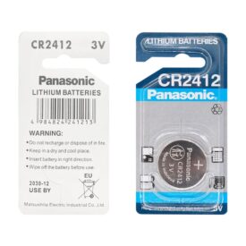Panasonic CR2412 Lithium (LiMNO2) Coin Cell Battery 3V
