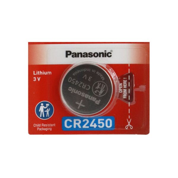 Panasonic CR2450 Lithium Coin Cell Battery 3V