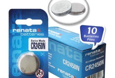 Pack Of 10 Renata CR2450N Lithium Coin Cell Battery 3V