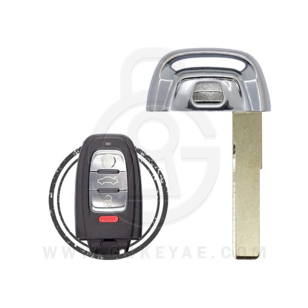 2008-2016 Audi Smart Remote Emergency Insert Key Blank Blade HU66 A2016060701