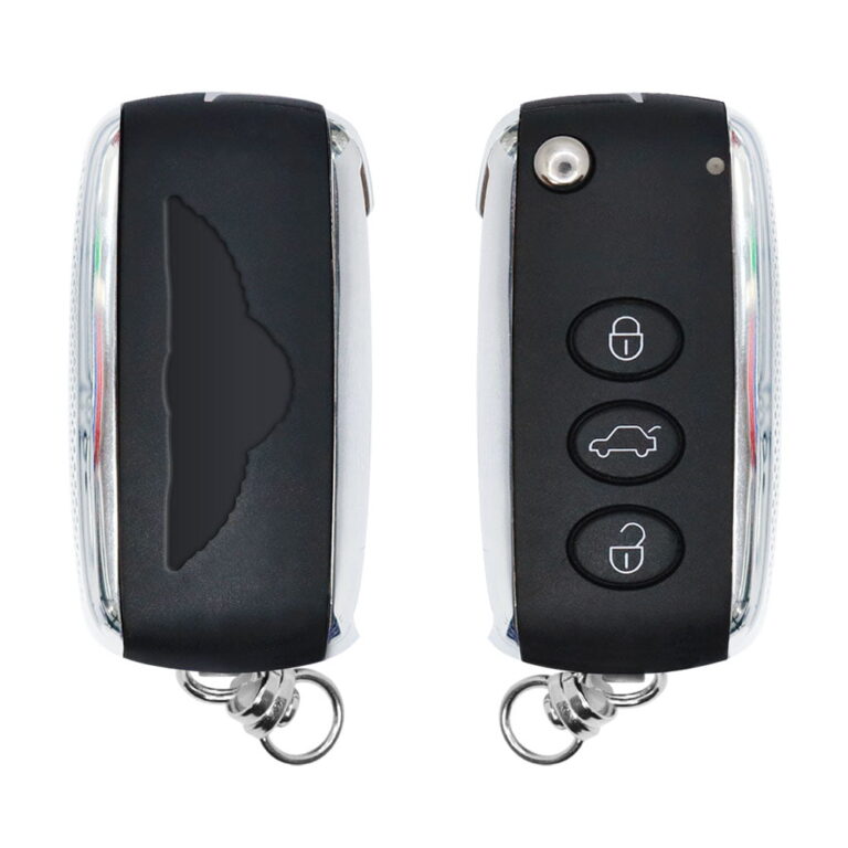 2005-2015 Bentley Continental GT / Flying Spur Flip Remote Key 3 Buttons 433MHz KR55WK45032