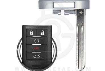 2008-2014 Cadillac Chevrolet Smart Remote Emergency Insert Key Blade B106 25995382
