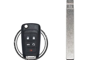 Chevrolet GMC Buick Flip Remote Replacement Key Blank Blade HU100