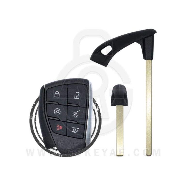 2021 Chevrolet GMC Smart Remote Emergency Insert Key Blank Blade HU100 13536164