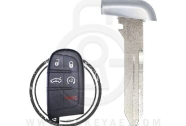 Lame de clé intelligente Chrysler Dodge Jeep 2011-2026 Y172 68200221AA Après-vente
