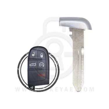 2011-2026 Chrysler Dodge Jeep Smart Remote Emergency Key Blade Y172 68200221AA Aftermarket