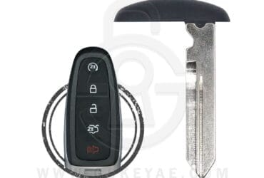 2011-2020 Ford Lincoln Lame de clé pour télécommande intelligente à palettes, identique à 164-R8041