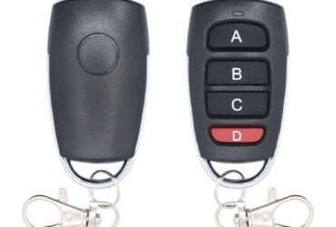 315MHz Fixed Code Remote Control Garage Gate Car Door Opener Duplicator 4 Buttons