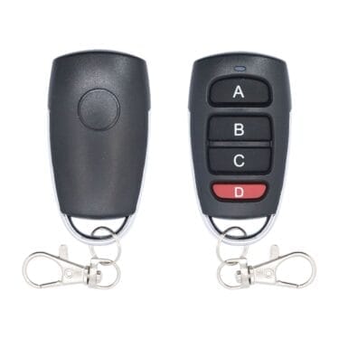 315MHz Fixed Code Remote Control Garage Gate Car Door Opener Duplicator 4 Buttons
