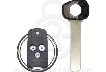 2009-2015 Lame de clé télécommandée pliable Honda Acura HON66 identique à 35119-TL0-305