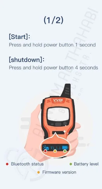 Steps To Use VVDI Mini Key Tool