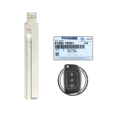 2013-2015 Hyundai Accent Genuine OEM Flip Remote Key Blank Blade HYN17 81996-1R201