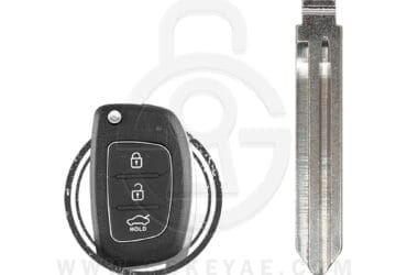 2014-2015 Hyundai Elantra Flip Remote Key Blank Blade HYN14R 81996-1S001 819961S001