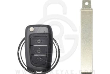 Lame de clé télécommande pliable Hyundai Accent Elantra Palisade 2017-2022 KK12 81996-G3100