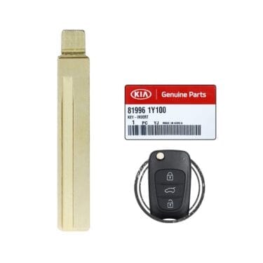 2010-2015 Hyundai Accent Elantra I30 KIA Rio Picanto OEM Flip Key Blade HYN17 81996-1Y100