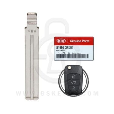 2006-2017 Genuine Hyundai Tucson KIA Rio Carens Flip Remote Key Blade 81996-3R001 (OEM)