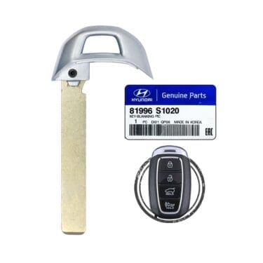 2018-2024 Genuine Hyundai Smart Remote Emergency Key Blade KK12 81996-S1020 81996-J9020 81996-G3020 OEM
