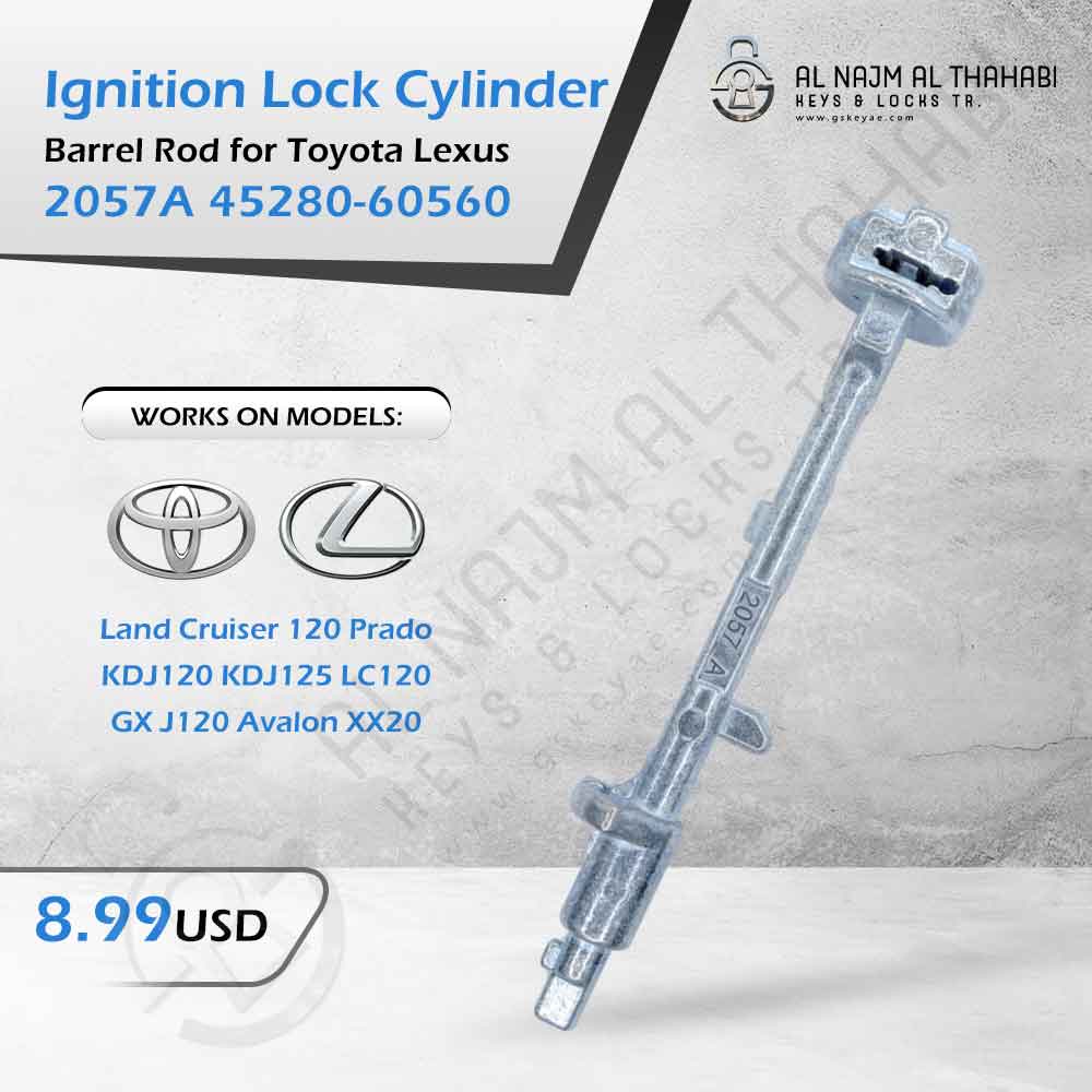 Ignition Lock Cylinder Barrel Rod for Toyota Lexus 2057A
