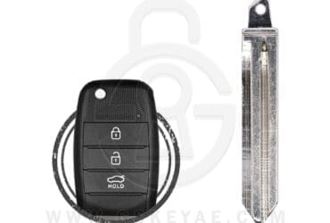 2013-2018 KIA Forte Cerato Flip Remote Key Blank Blade HY15 HYN14R 81996-A7000 81996A7000