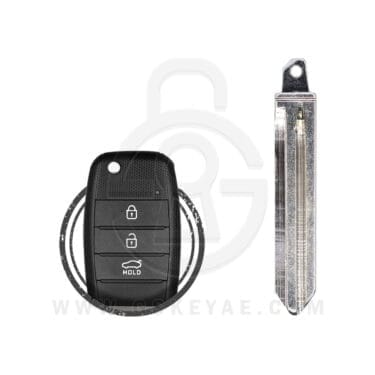 2013-2018 KIA Forte Cerato Flip Remote Key Blank Blade HY15 HYN14R 81996-A7000 81996A7000