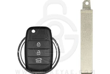 Lame de clé télécommande pliable KIA Optima Rio 2016-2021 KK12 HU134 81996-D4010
