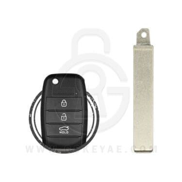 2016-2021 KIA Optima Rio Flip Remote Key Blade KK12 HU134 81996-D4010 Aftermarket