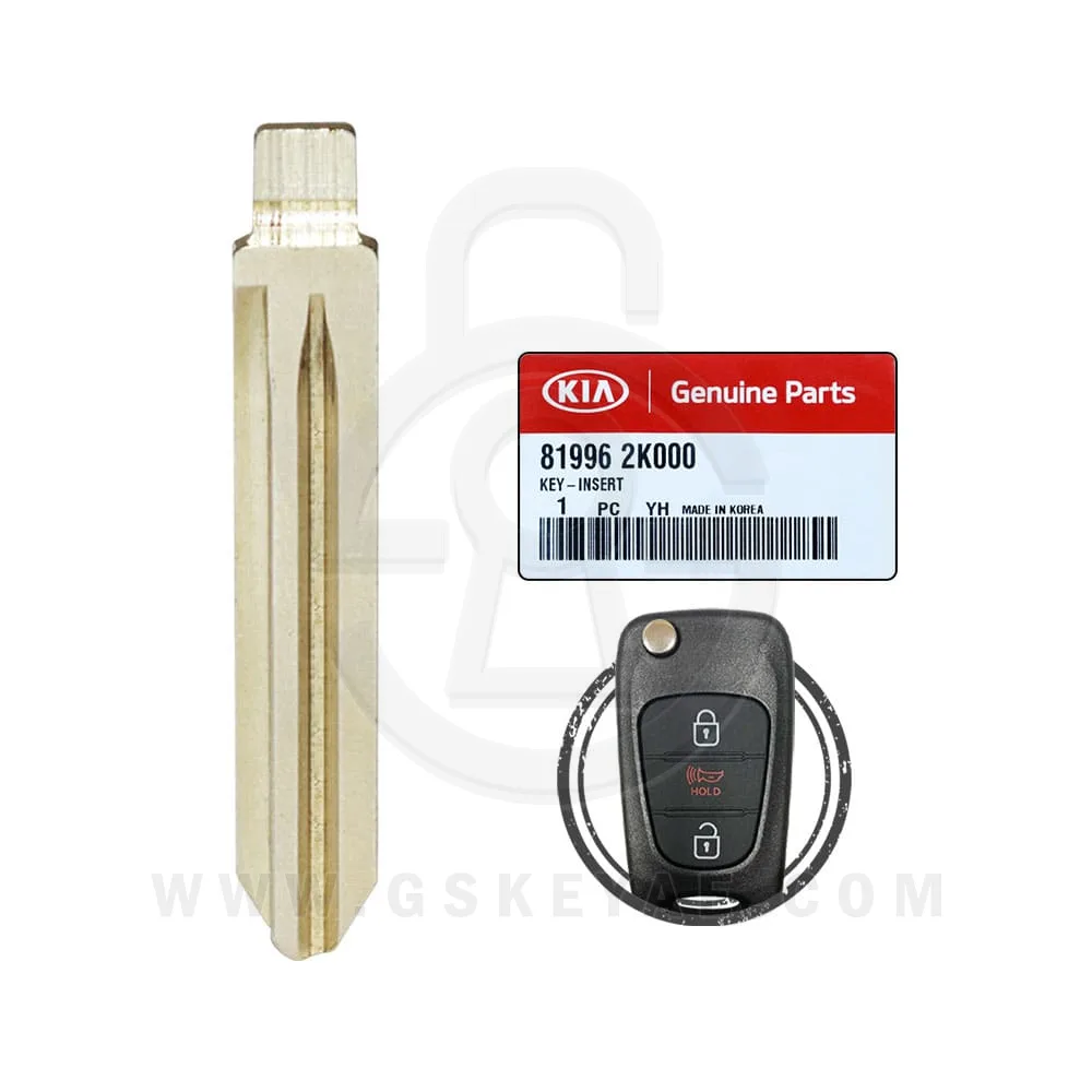 Lame de clé pliante d’origine pour télécommande KIA Forte Soul 2008-2016 HYN14R 81996-2K000