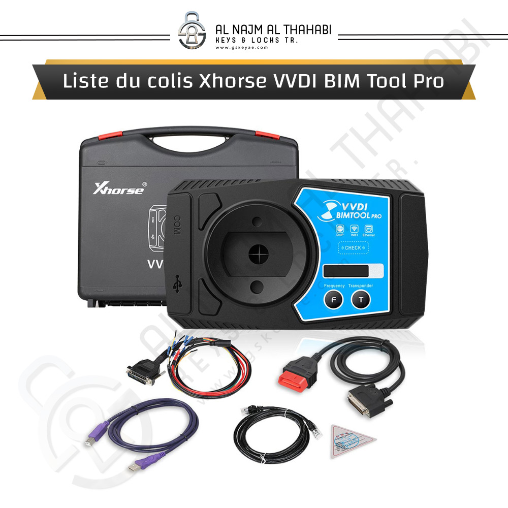 Liste du colis Xhorse VVDI BIM Tool Pro