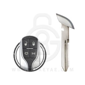 2014-2016 Maserati Ghibli Quattroporte Smart Remote Emergency Insert Key Blade Y171 CY22