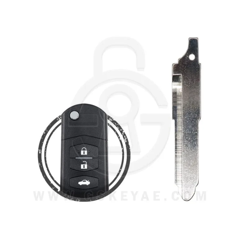 2005-2015 Mazda Flip Remote Head Key Blade MAZ24R G2YA-76-2GXB G2YA762GXB