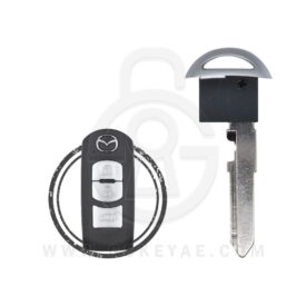 2010-2019 Mazda 3 6 CX-Series Smart Remote Emergency Insert Key Blade MAZ24R KDY3-76-201
