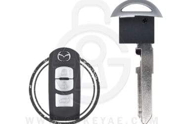 2010-2019 Mazda Scion Lame de clé de télécommande intelligente MAZ24R KDY3-76-201
