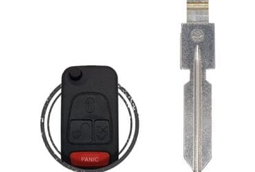Lame de clé télécommande rabattable Mercedes Benz S-Series SL-Series 1985-2000 HU39 ancien modèle