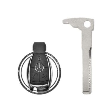 2006-2009 Mercedes Benz Chrome Smart Remote Emergency Insert key Blade HU64