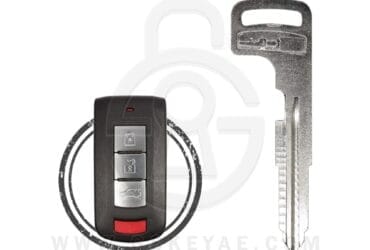 2008-2022 Mitsubishi Smart Remote Emergency Insert Key Blank Blade MIT3 MIT11R 6370A770