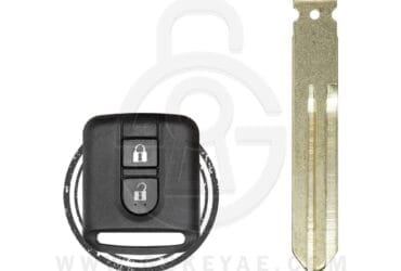 Lame de clé à tête télécommande Nissan Qashqai Micra 2003-2020 NSN14 KEY00-E0021