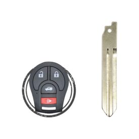 2008-2015 Nissan Cube Rogue Versa Sentra Remote Head Key Blank Blade NSN14 H0561-3AA0B H0561-C993A