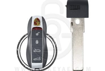 Lame de clé intelligente HU66 pour Porsche Panamera Cayman 2010-2017 970 637 947 03
