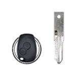 2004-2016 Renault Dacia Non-Flip Remote Head Key Blade VAC102